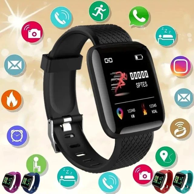 SMARTWATCH FITNESS TRACKER Step Counter Sleep Monitor Waterproof for ...