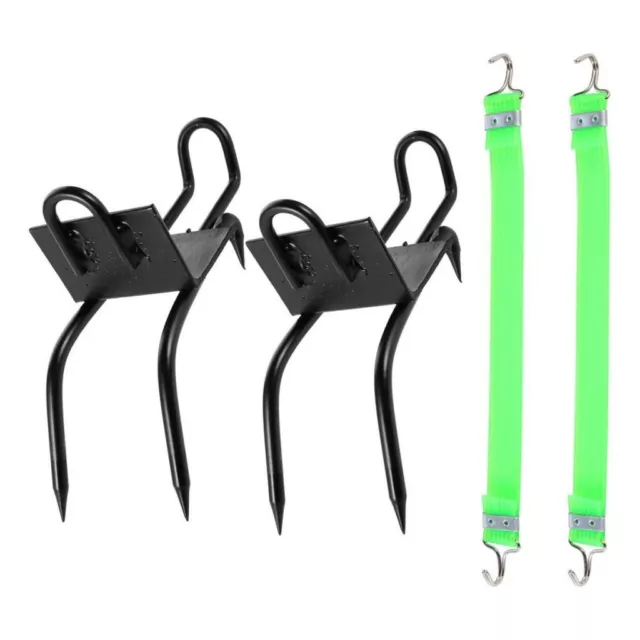 1 Pair Pole Climbing Equipment Pole Climbing Hook Steel Tree Climbing Gaffs