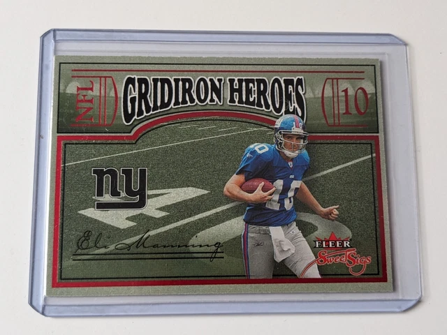 Fleer Sweet Sigs 2004 Eli Manning Giants Rookie RC Notable Gridiron Heroes NFL