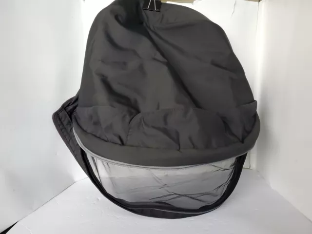 Britax Affinity Stroller Canopy Hood Visor Sun Shade Black #U421832 (NO FRAME).