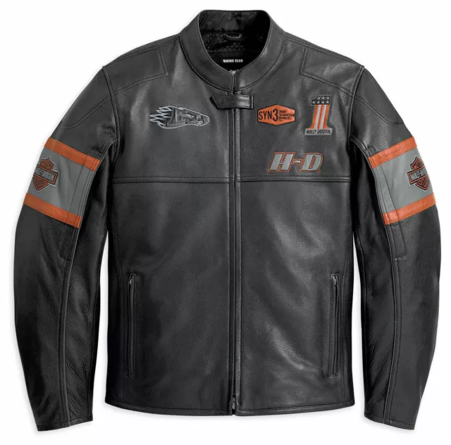 Mens Harley Davidson Screaming Eagle Cowhide High Quality Real Leather Jacket