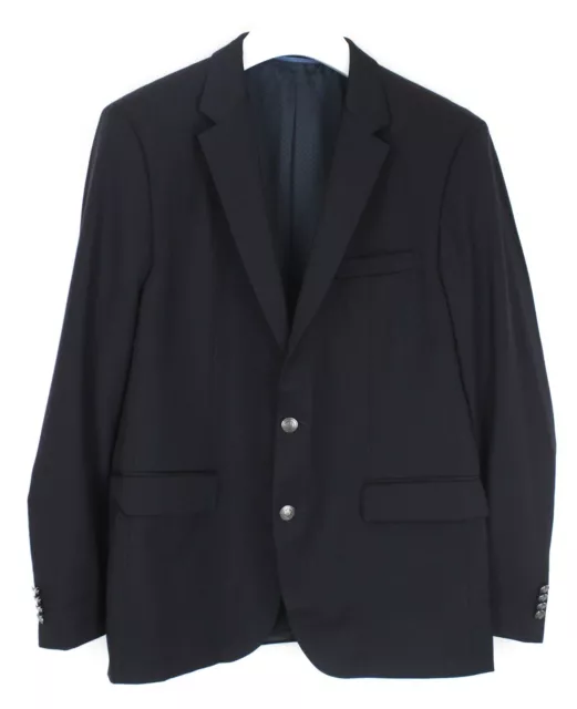 HUGO BOSS The Jeremy Blazer Men's US 42 Single Breasted Wool Navy