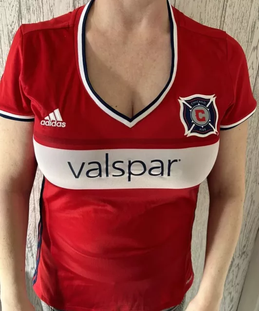 Adidas Chicago Fire 2016 Womens Home Shirt Size Large