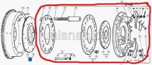 Belarus tractor clutch basket 400/410/420AS/420AN 3