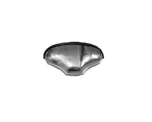 Light License Plate Plastic Chrome Fiat 500