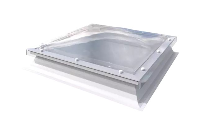Mardome Trade Rooflight Dome - Polycarbonate Flat Roof Rooflight Kerb & No Kerb