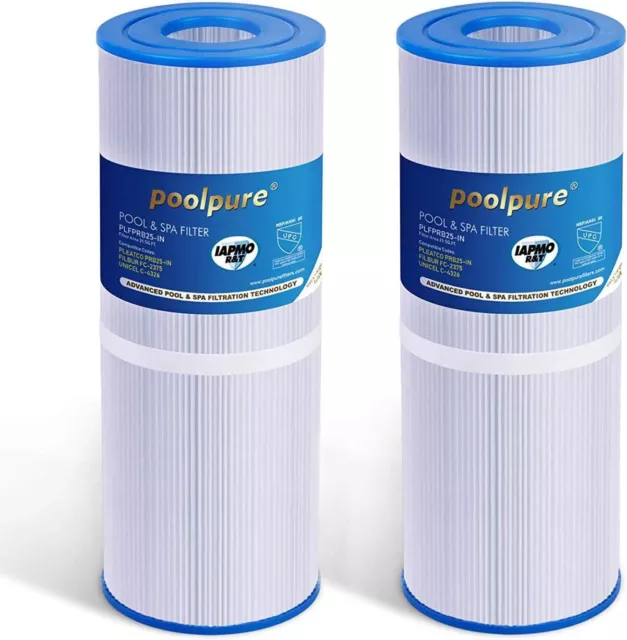 POOLPURE Spa Filters for Hot Tub replacement Unicel C-4326, Filbur 2