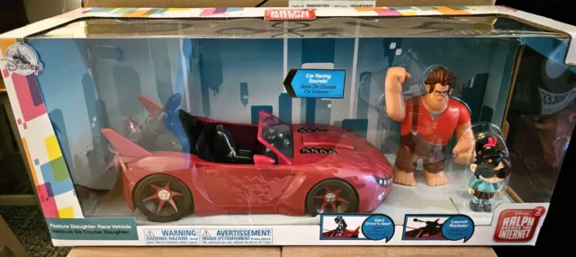 Disney Store Exclusive Wreck it Ralph Vanellope Von Schweetz Slaughter Race Car