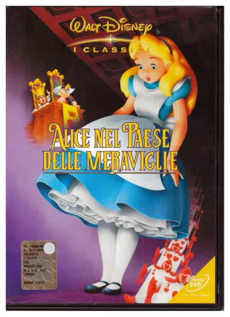 ALICE NEL PAESE DELLE MERAVIGLIE Dvd  OLOGRAMMA ::: COME NUOVO ::: WALT DISNEY