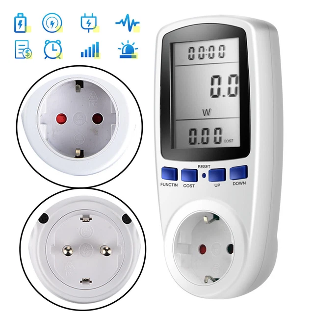 WATTMETER ENERGY CONSUMPTION Energy Cost Meter Electricity Meter Type E