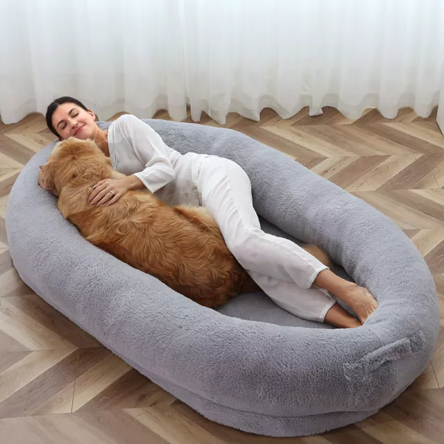 Extra Large Dog human Bed Orthopedic Foam Pet Bed for Medium Large Jumbo Dog