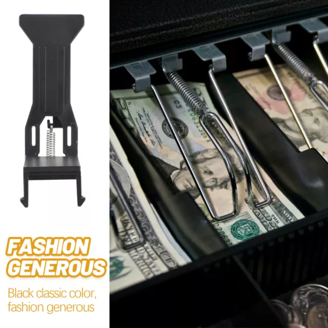 6 Pcs Clips Cash Tray Universal Box Wallet Special 6pcs (Black) Money