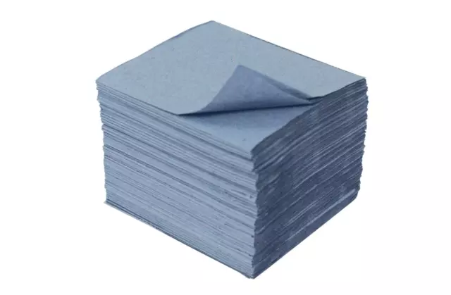 Blue  Children's Hand Towels - 1ply Blue (Case 7200)