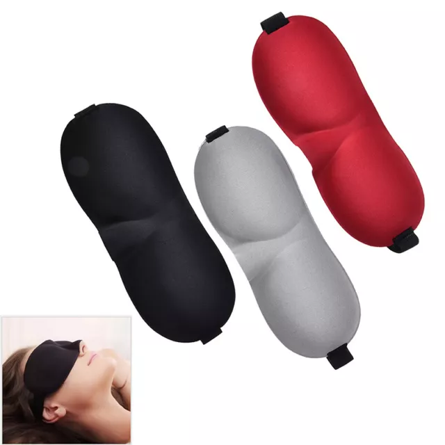 travel sleep eye mask 3d memory foam padded cover sleeping blindfold shading-wf