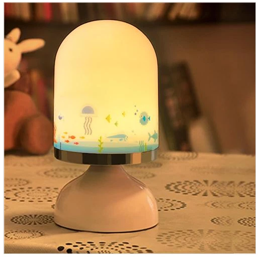 Kids LED Night Light Touch Sensor Portable USB Charger, Ocean World - NEW!