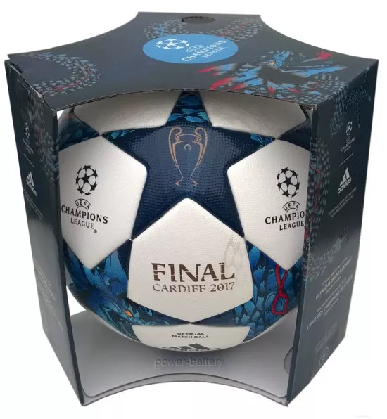 Adidas Finale Cardiff 2017 Profi Matchball Spielball Uefa Champions League + Box 2