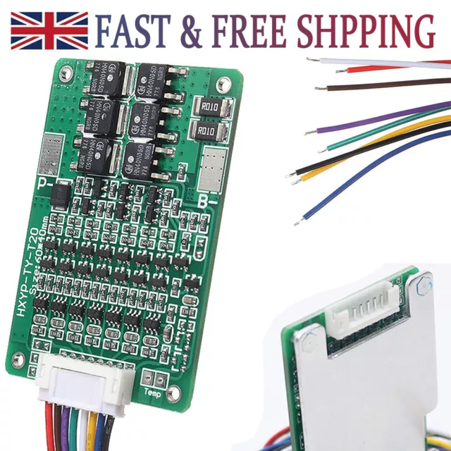 7S 29.4V 20A For 18650 Li-ion Lithium Battery BMS Protection Board with Balance