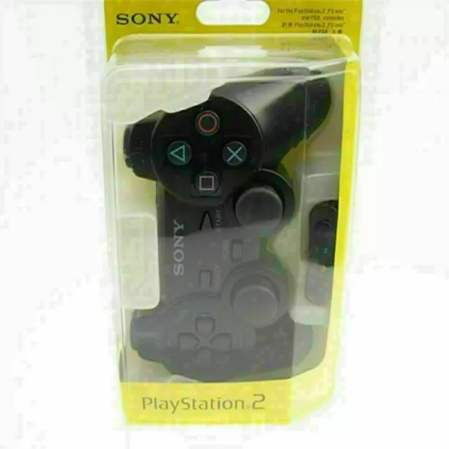 Brand New Sony Playstation 2 PS2 Wired Controller Black Free Fast Shipping 2