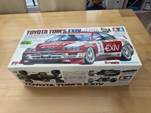 TAMIYA VINTAGE RC Car #58167 Toyota TOM‘s EXIV JTCC prod. v. 1995 Bis ...