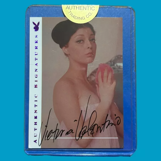 Playboy Centerfolds Of The Century Autographed Vip Set Victoria Valentino #7/40