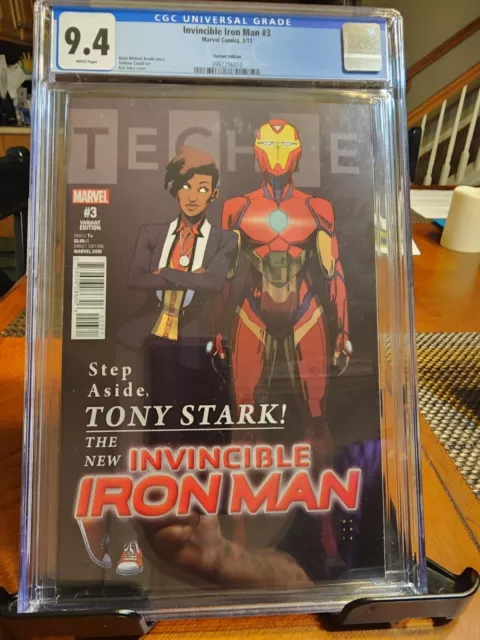 Invincible Iron Man #3 Brian Michael Bendis story Kris Anka cover CGC 9.4