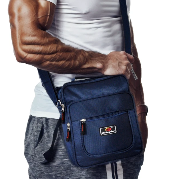Uomo donna borsa tracolla borsa Crossbag flugumhänger vera pelle bovina