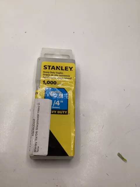 (QTY 3,000) Stanley Heavy Duty Staples 1/4" TRA704T
