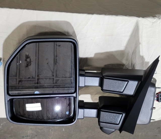 21 thru 23 F-150 OEM Ford Power Trailer Tow Mirrors Manual Fold w/ Camera BLIS