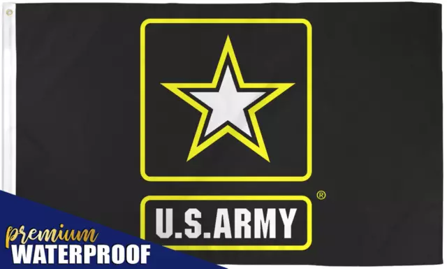 "US ARMY STAR" flag 3x5 ft polyester premium waterproof banner sign US Military