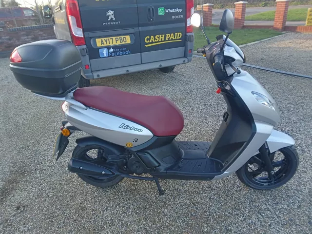 2016 PEUGEOT KISBEE 50 N MOPED/SCOOTER MOTed- 1 MATURE LADY OWNER