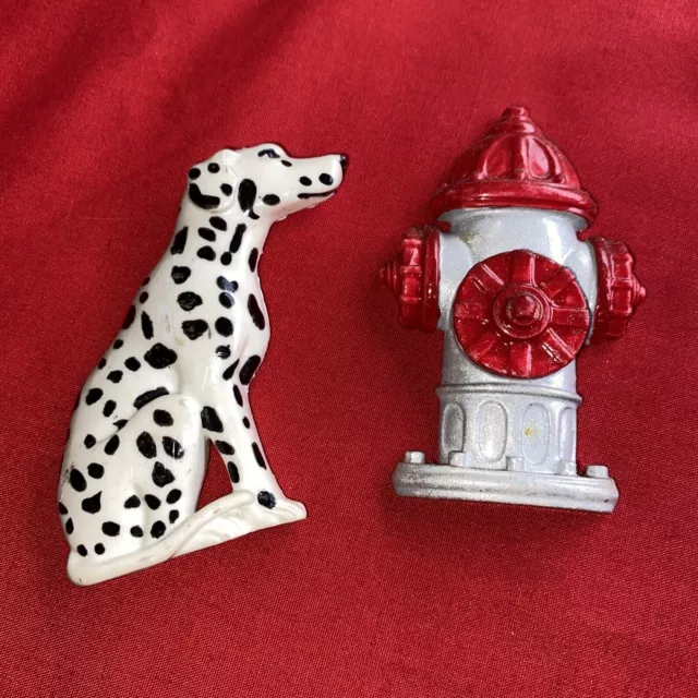 Dalmation Dog And Fire Hydrant Magnet By Aldon Fridge Refrigerator