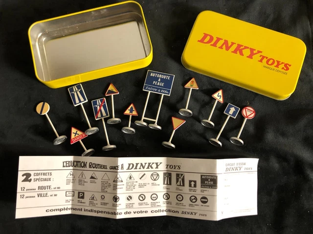Coffret Dinky Toys F N°41 – Panneaux Signalisation Routière, 1/43, France, Rarement Joué