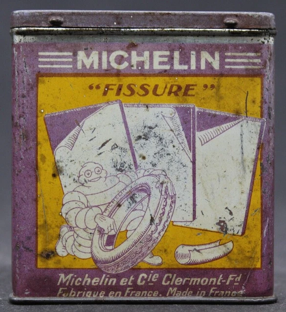 ANCIENNE ET TRÈS jolie boîte - en fer lithographié - PIERROT GOURMAND