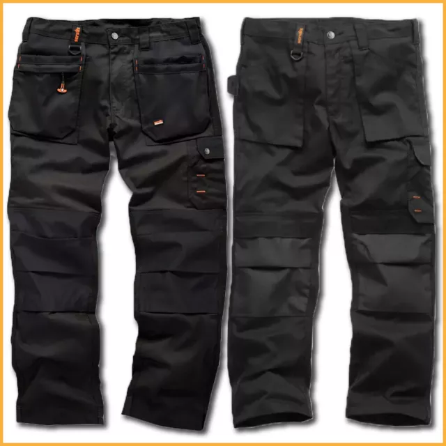 Scruffs WORKER PLUS / Worker Trousers | Trade Hard Wearing Work Trousers BLACK