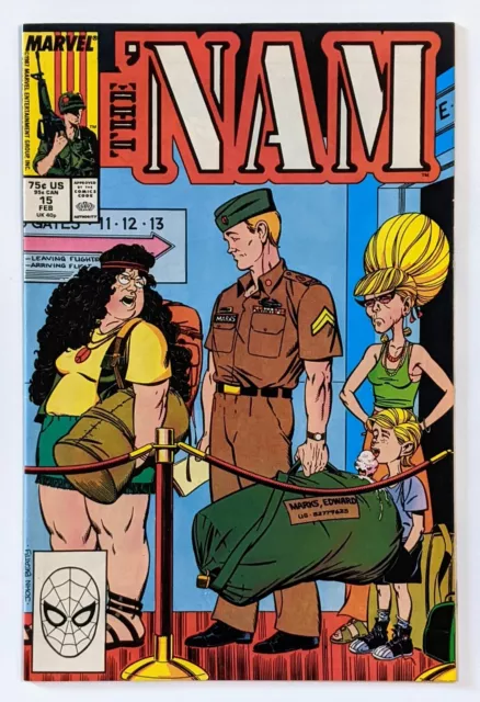 THE 'NAM 15 Marvel Comic 1988 Copper Age Nam