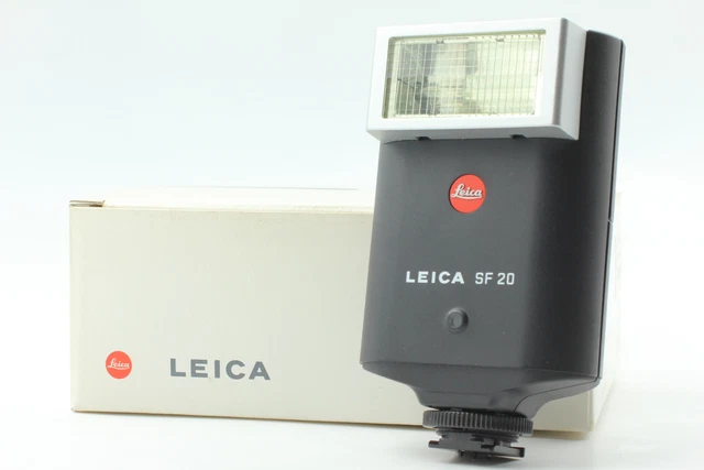 [Top MINT in Box] Leica SF20 Shoe Mount Flash Black for M6 TTL M7 R8 From JAPAN