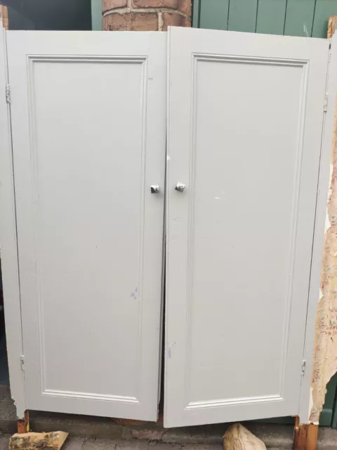 Reclaimed Pair of Victorian Cupboard Doors