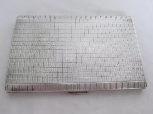 SCHÖNES ALTES ZIGARETTEN-ETUI AUS 830er SILBER SEHR MASSIV 182g #8016