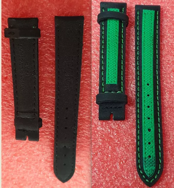cinturino bracciale originale verde sector ansa 15 mm bracelet strap watch band