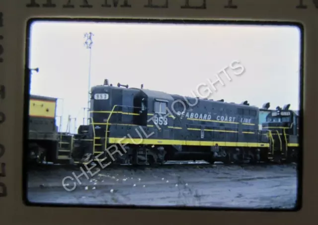 Original '72 Kodachrome Slide SCL Seaboard Coast Line 953 GP7 Hamlet, NC   38Y48