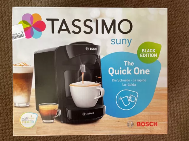 Bosch TASSIMO (TAS3102GB) Suny Coffee Machine 1300W/0.8L - Black (Special...