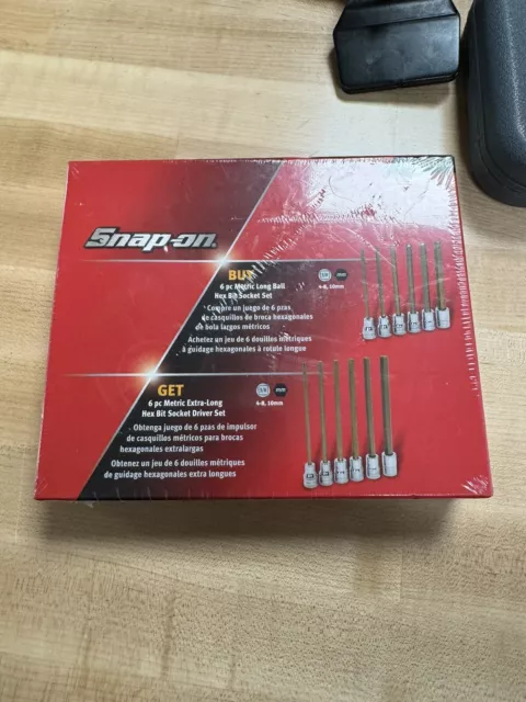 Snap On 12 Piece Metric Hex Bit Set 206mblong