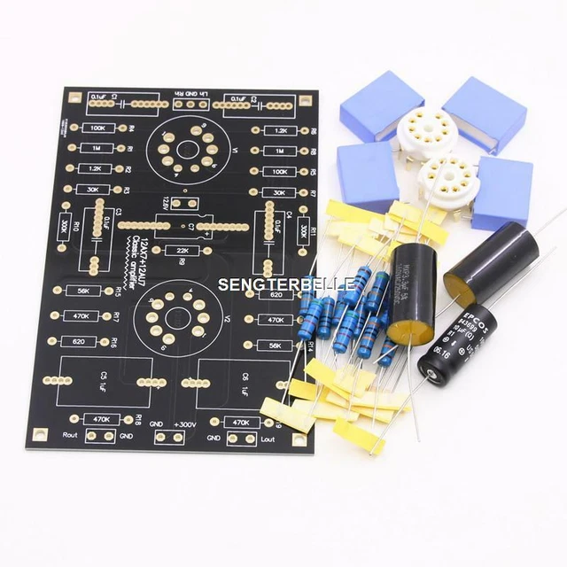 HIFI 12AX7/12AU7 TUBE Preamplifier Preamp Board Kit Base On Marantz 7
