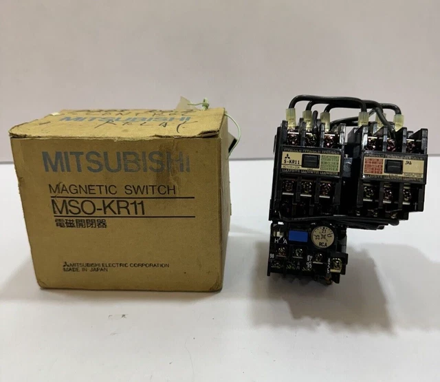 Mitsubishi Mso-Kr11 20A Magnetic Switch Contactor/ Th-K12Ab Relay