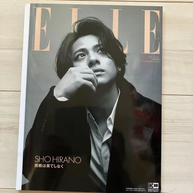 ELLE JAPAN MAGAZINE November 2023 Issue Sho Hirano Gucci Fall-Winter ...
