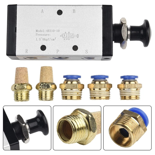 Elettrovalvola pneumatica 38 BSP facile ed efficiente a 5 vie per flusso d'aria preciso