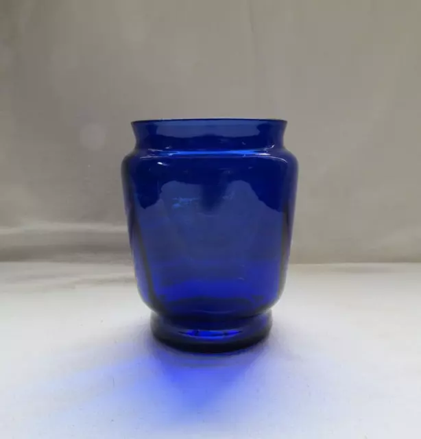 Vintage Blown Cobalt Blue Glass Vase