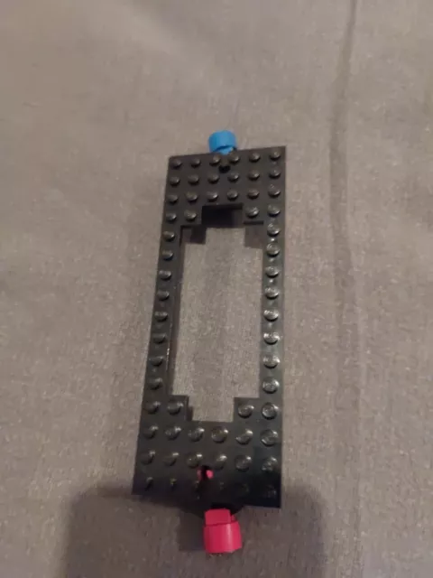 1 x Lego System Zug Platte schwarz 16 x 6 Lokplatte Rahmenplatte