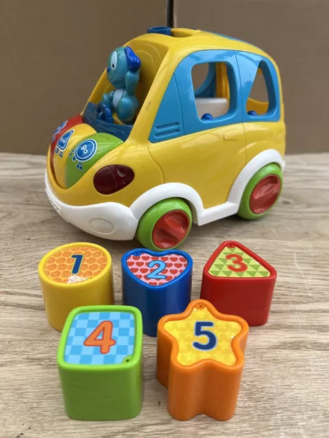 VTech Baby Sort & Learn Car Age 12-36 Months Lights Sounds Colours Music Tested