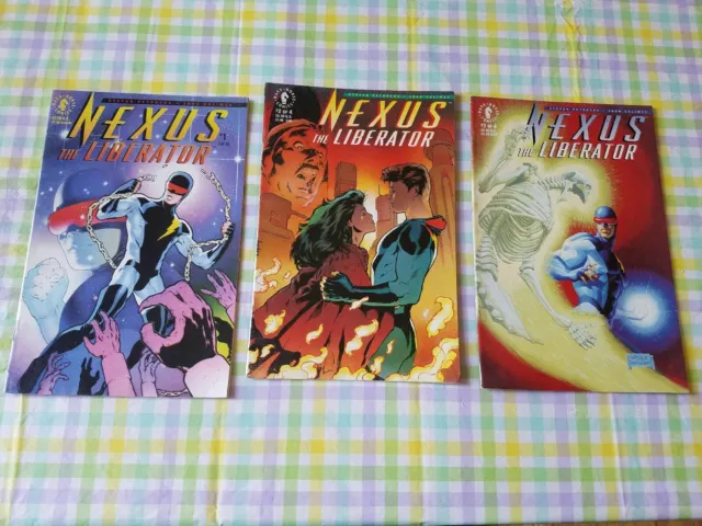 Nexus the Liberator #1, #2, #3 (Lot of 3) - Dark Horse Comic Books